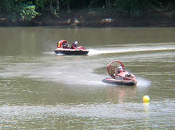 Racing hovercrafts picture