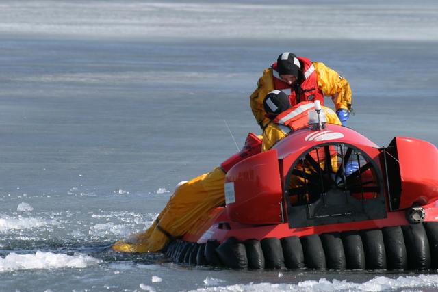 Bill Weiss Anchorage Airport Neoteric Rescue Hovercraft