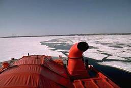Ice breaking hovercrafts pictures