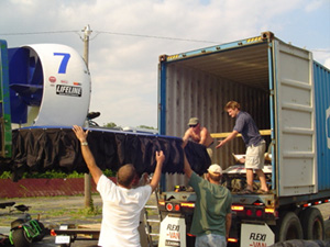 Shipping WHC2006 hovercraft