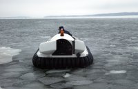 Hovercraft on ice Craftima Oy Dealer Finland
